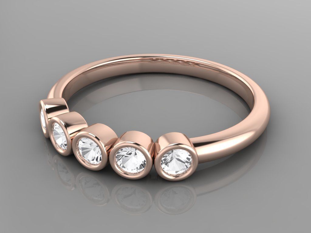 36 Italian Rings 3dm stl and renders 3D print model_13