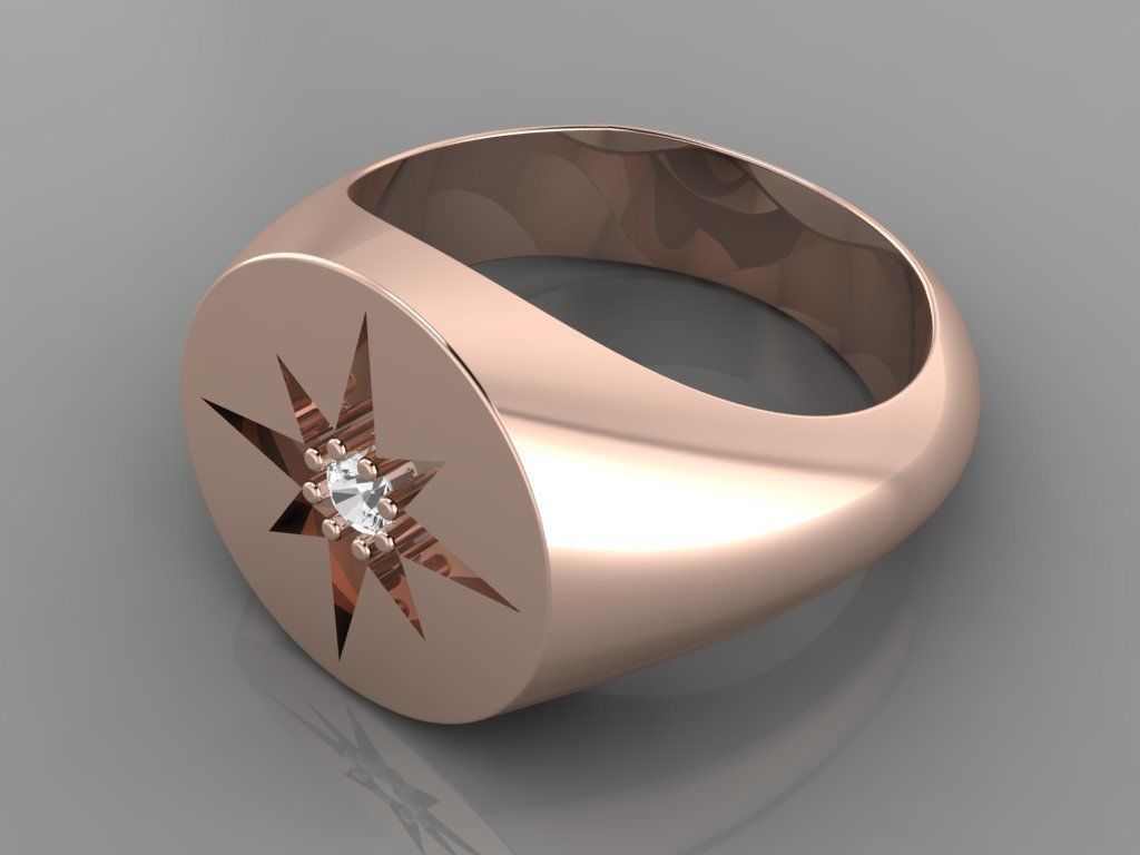 36 Italian Rings 3dm stl and renders 3D print model_9