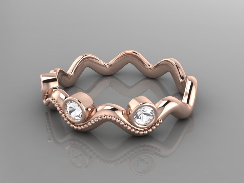 36 Italian Rings 3dm stl and renders 3D print model_33