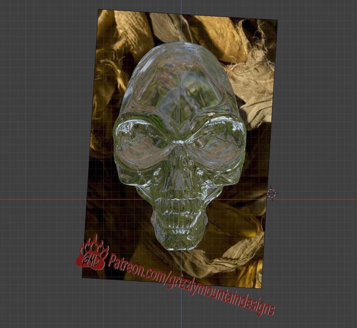 alien Crystal Skull From Indiana Jones ready to print 3D print model_12