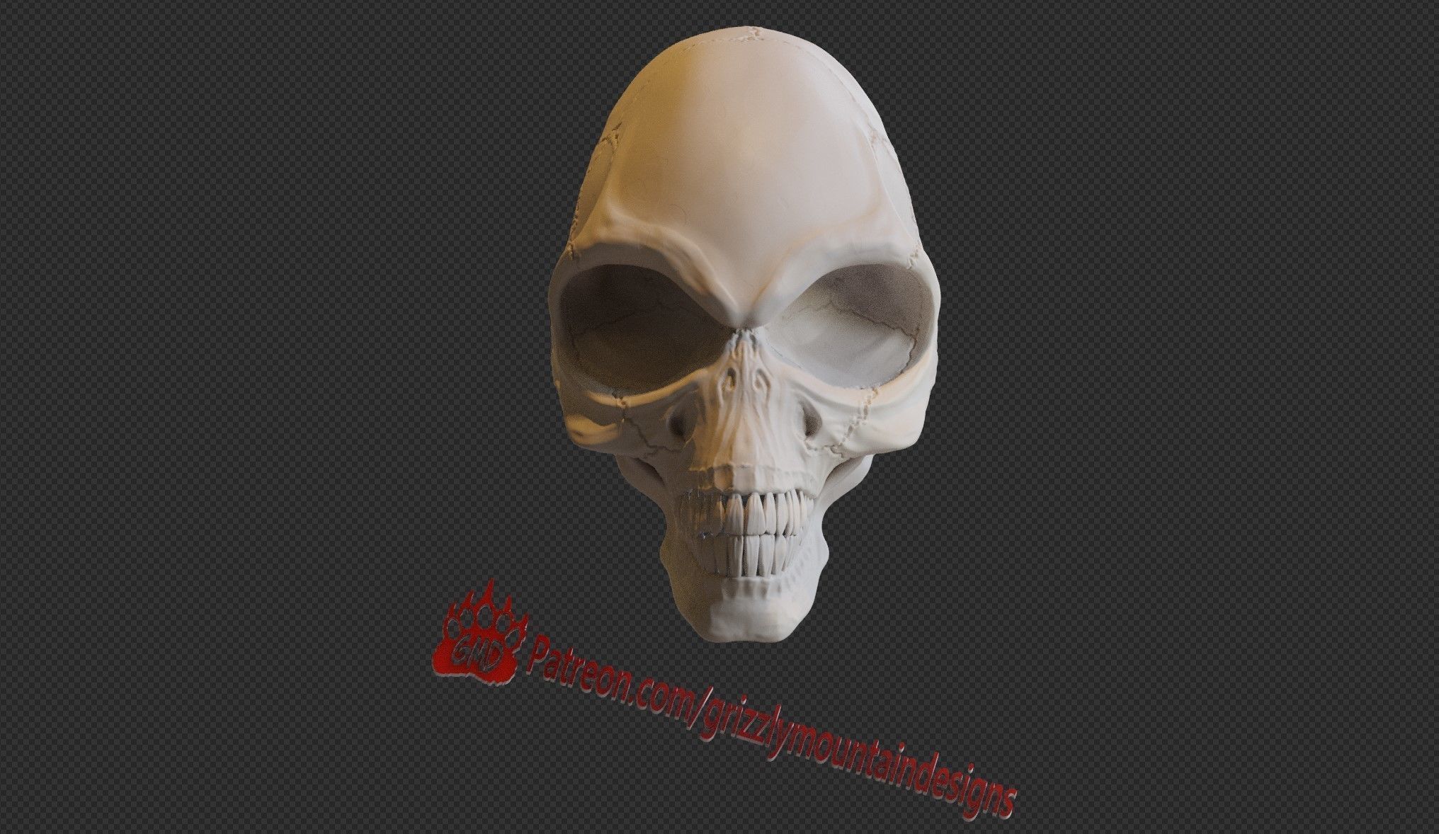 alien Crystal Skull From Indiana Jones ready to print 3D print model_10