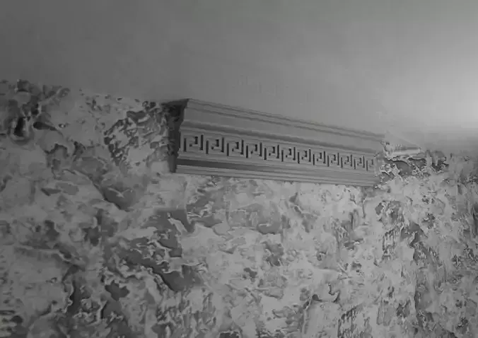 The ceiling skirting board  Meandra 3D model