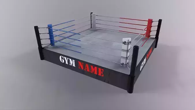 PBR Boxing Ring - Type A Low-poly 3D model