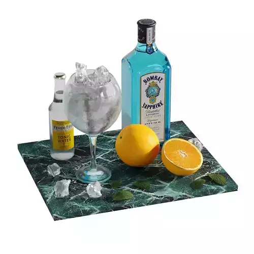 Jin Tonic Cocktail