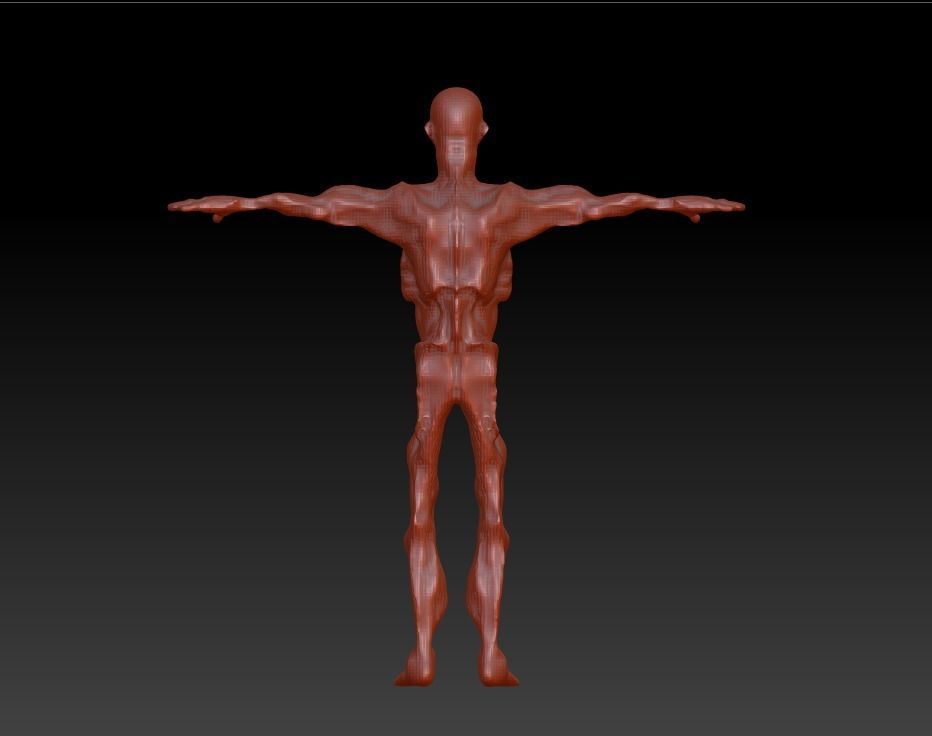 Terrible 3D mannequin download Christmas Halloween strange semi 3D print model_2