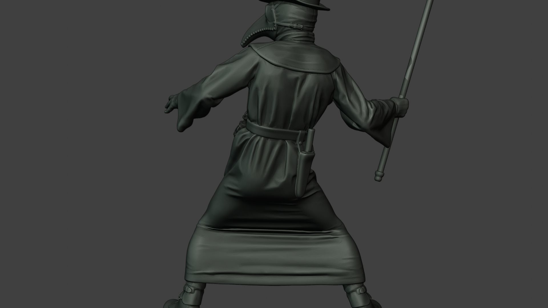 Hans Plague Doctor PDS006 3D print model_26
