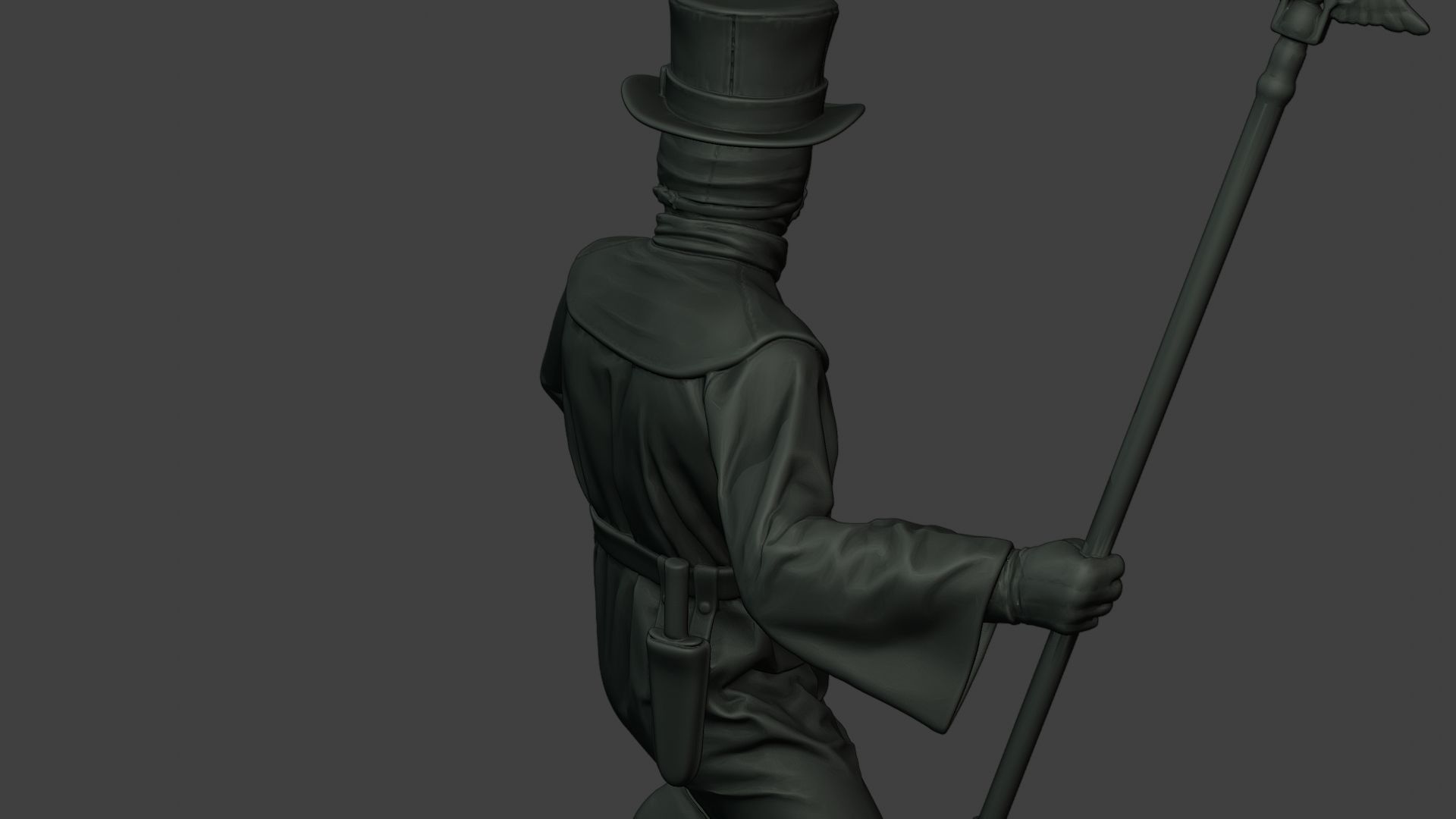 Hans Plague Doctor PDS006 3D print model_21