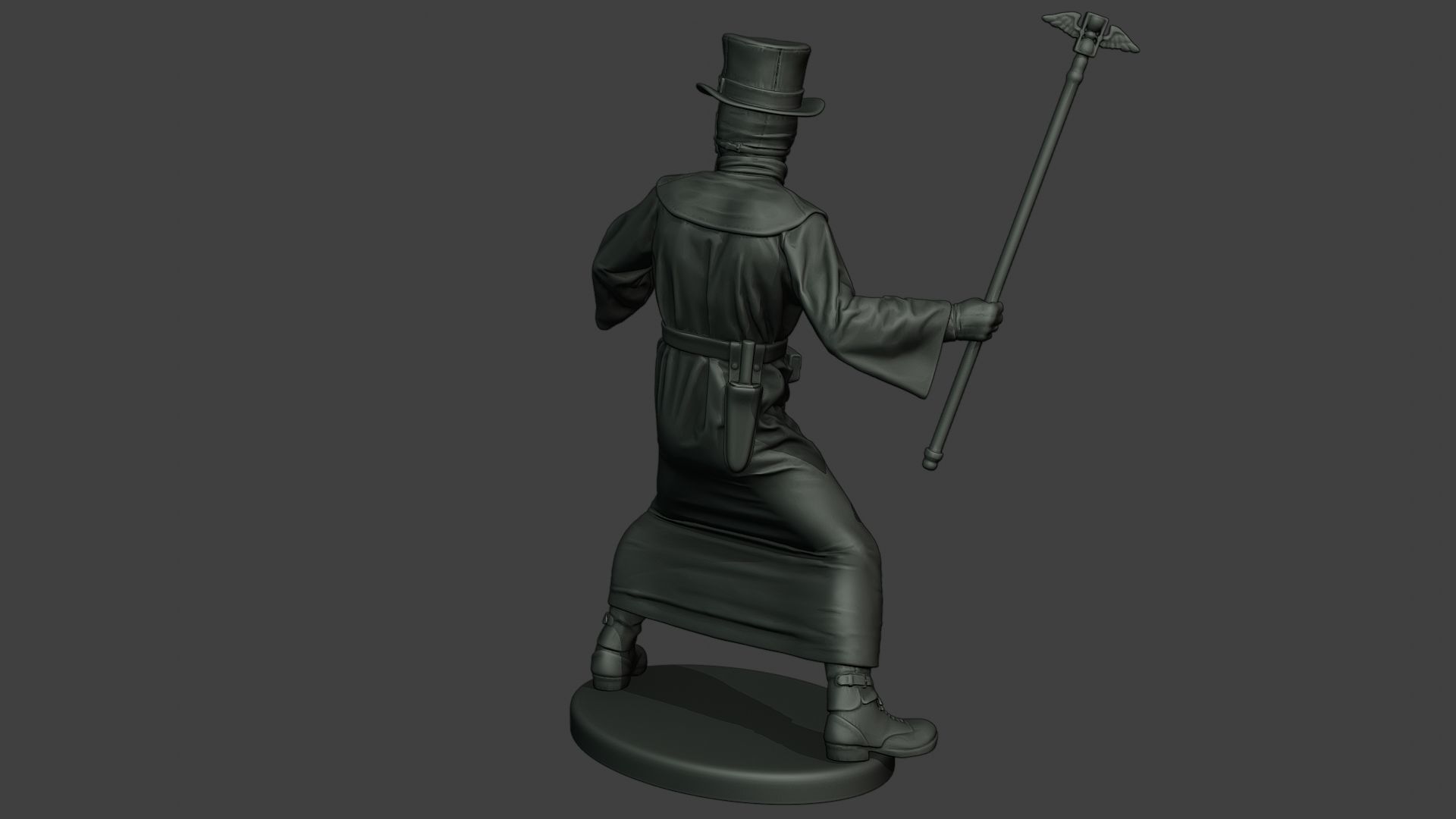 Hans Plague Doctor PDS006 3D print model_5