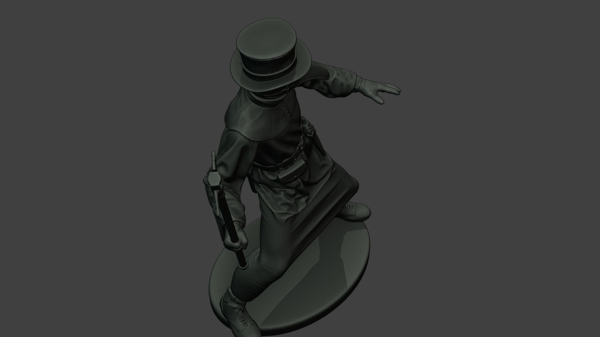 Hans Plague Doctor PDS006 3D print model_22