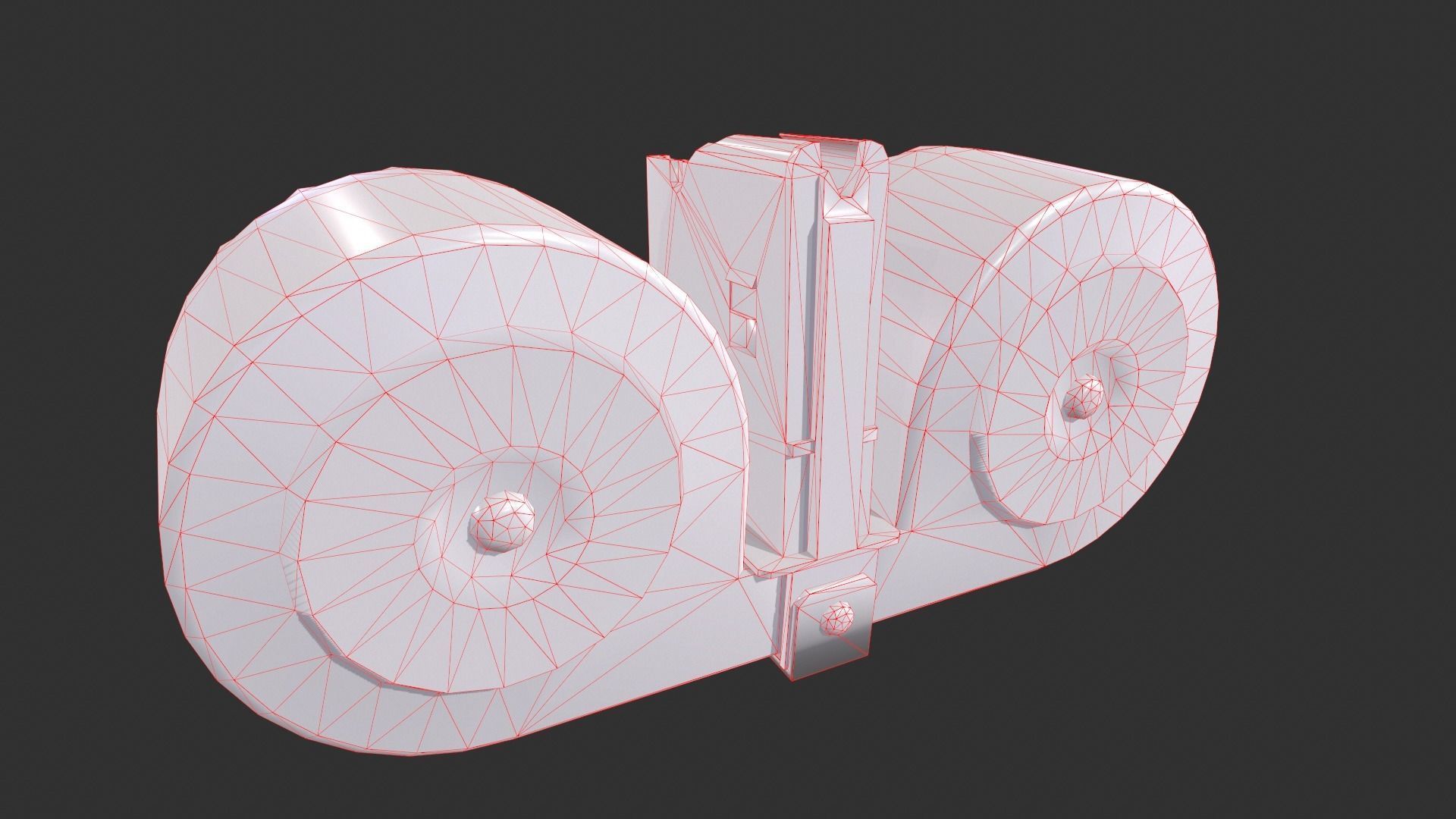 XM-8 Drum Magazine Low-poly 3D model_4