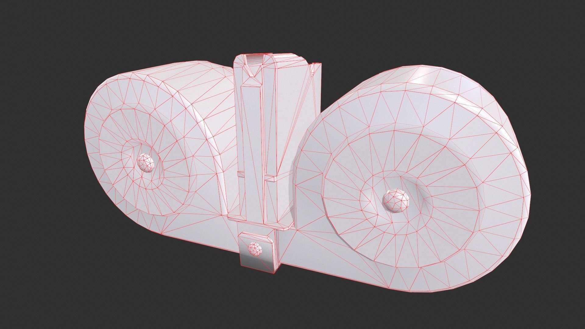 XM-8 Drum Magazine Low-poly 3D model_2