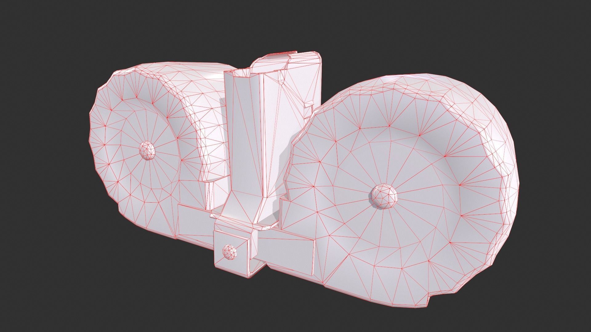 XM-8 Drum Magazine Low-poly 3D model_8