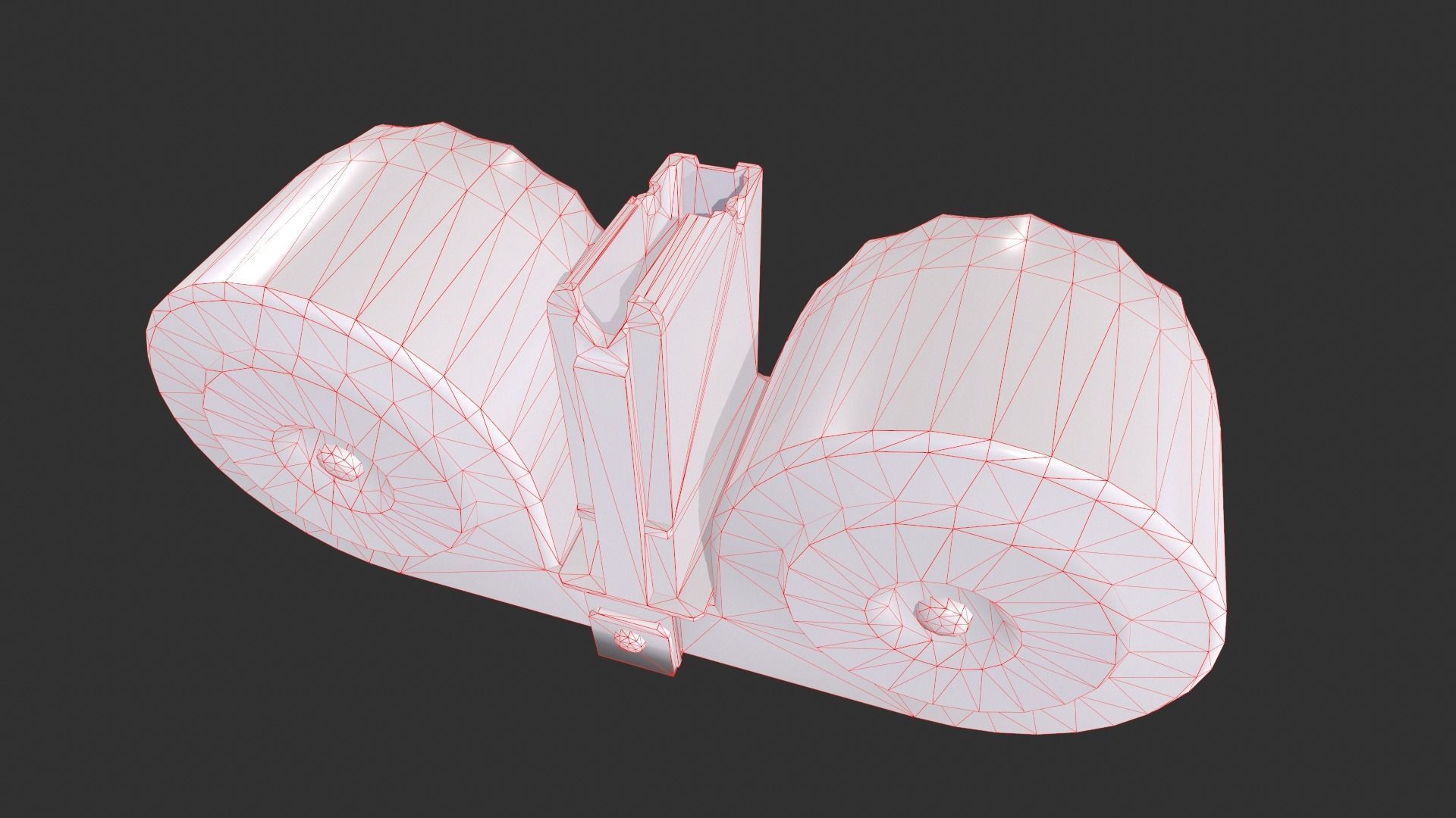 XM-8 Drum Magazine Low-poly 3D model_10