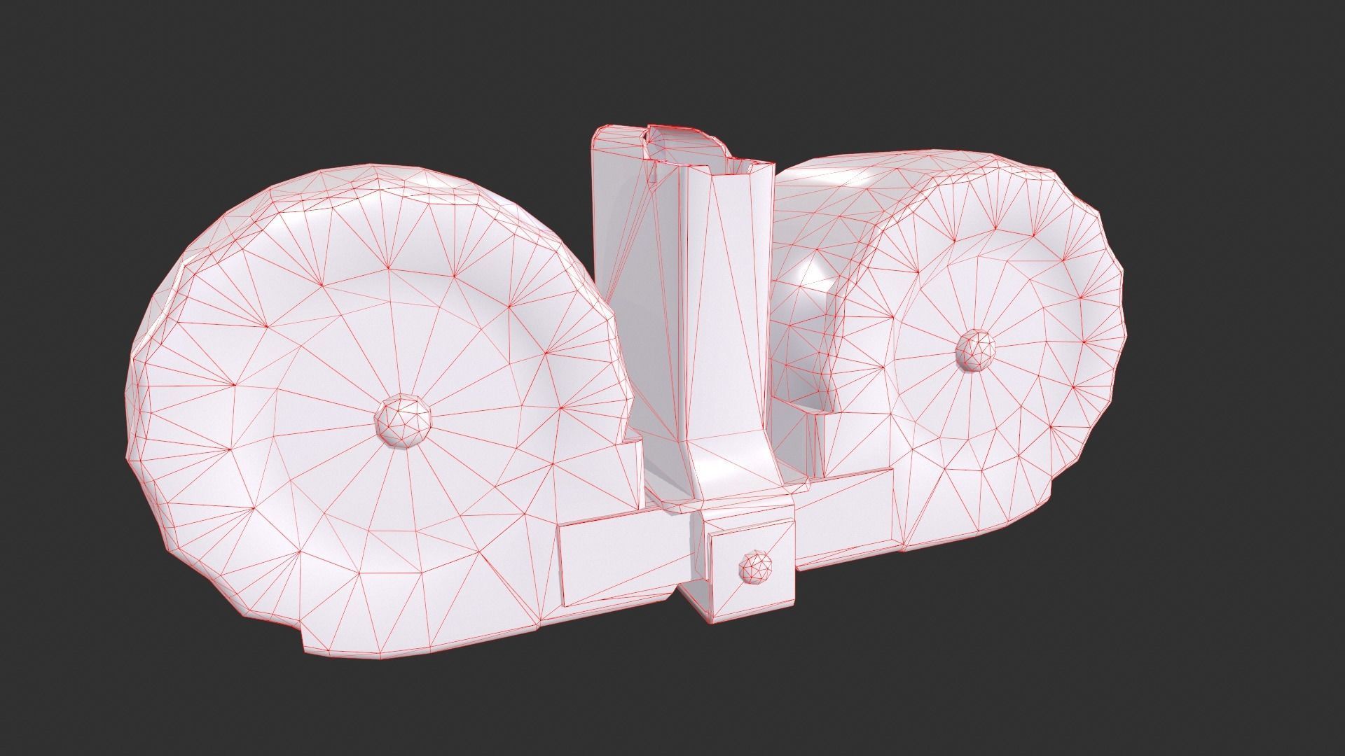 XM-8 Drum Magazine Low-poly 3D model_6