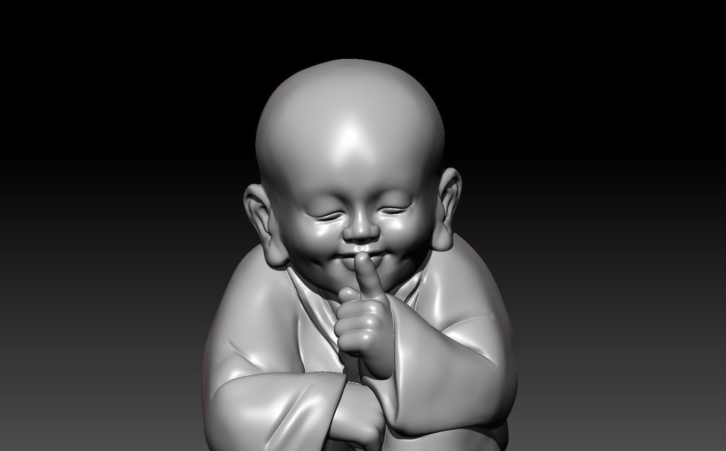 Buddha - Dont Tell Anyone 3D print model_9