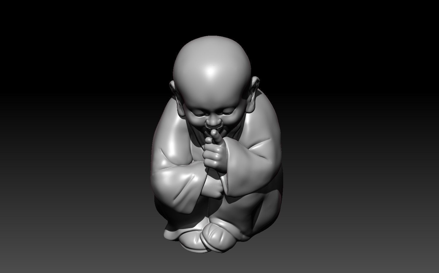 Buddha - Dont Tell Anyone 3D print model_12