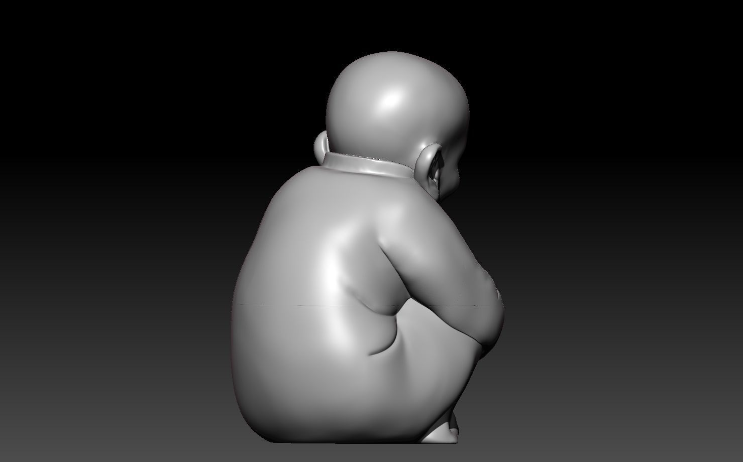 Buddha - Dont Tell Anyone 3D print model_6