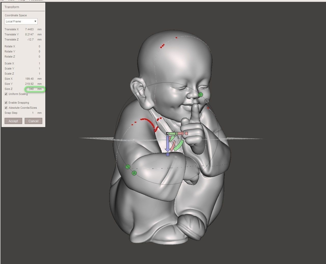 Buddha - Dont Tell Anyone 3D print model_20
