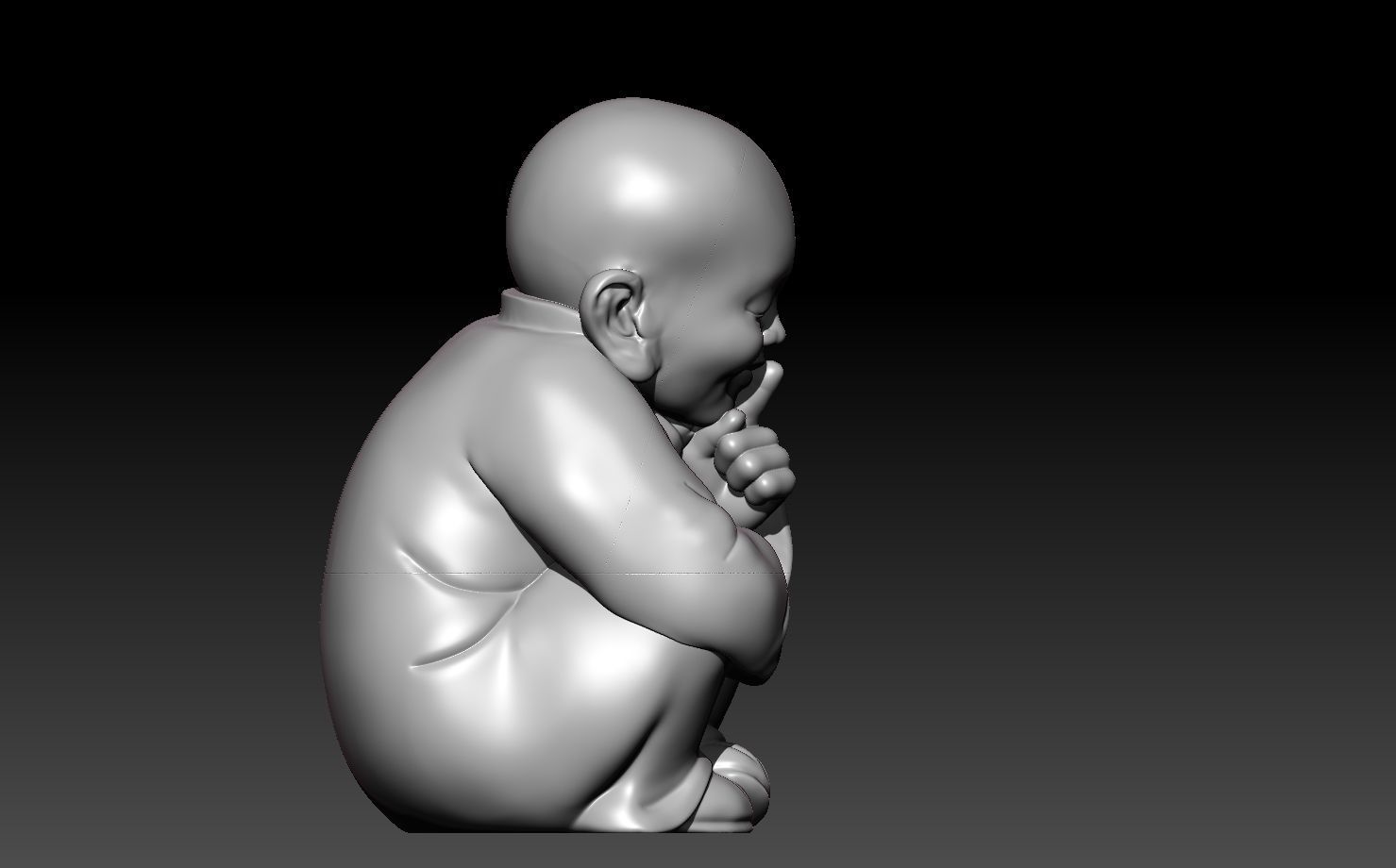Buddha - Dont Tell Anyone 3D print model_7