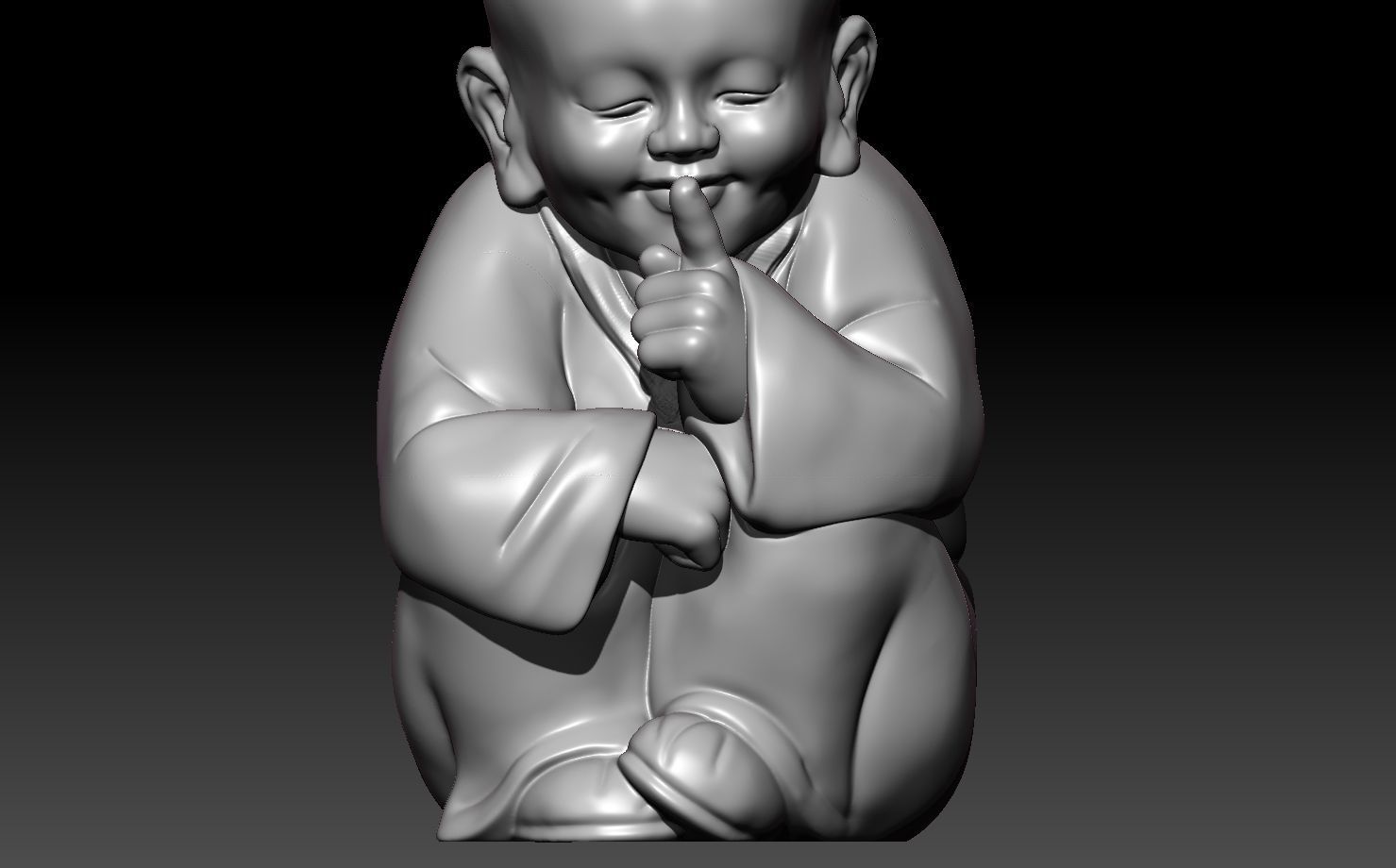 Buddha - Dont Tell Anyone 3D print model_10