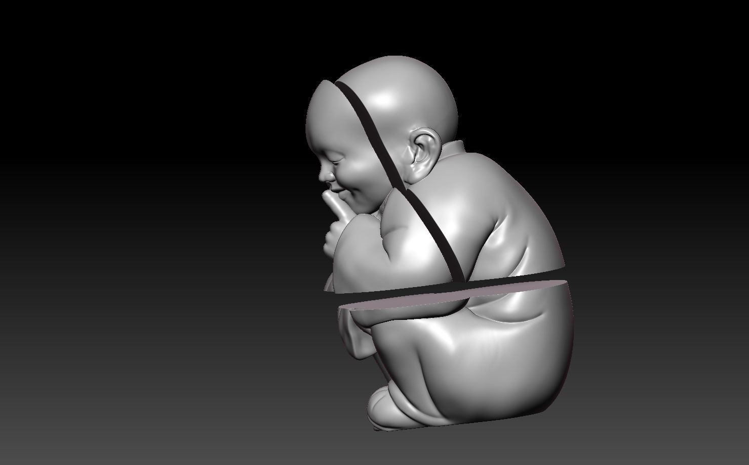 Buddha - Dont Tell Anyone 3D print model_16