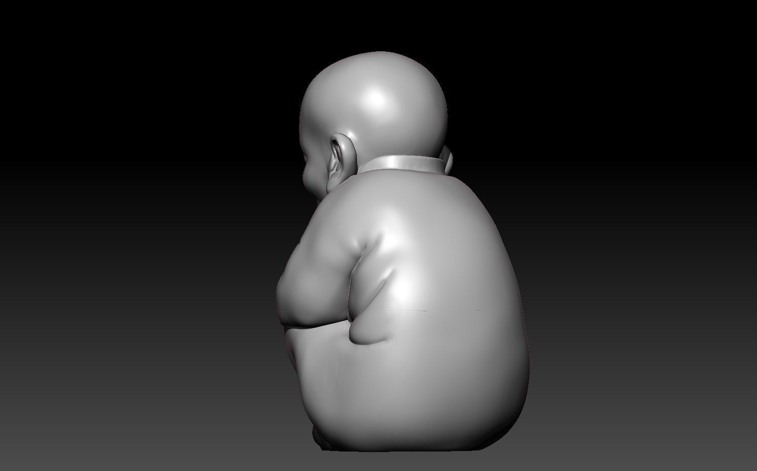 Buddha - Dont Tell Anyone 3D print model_4