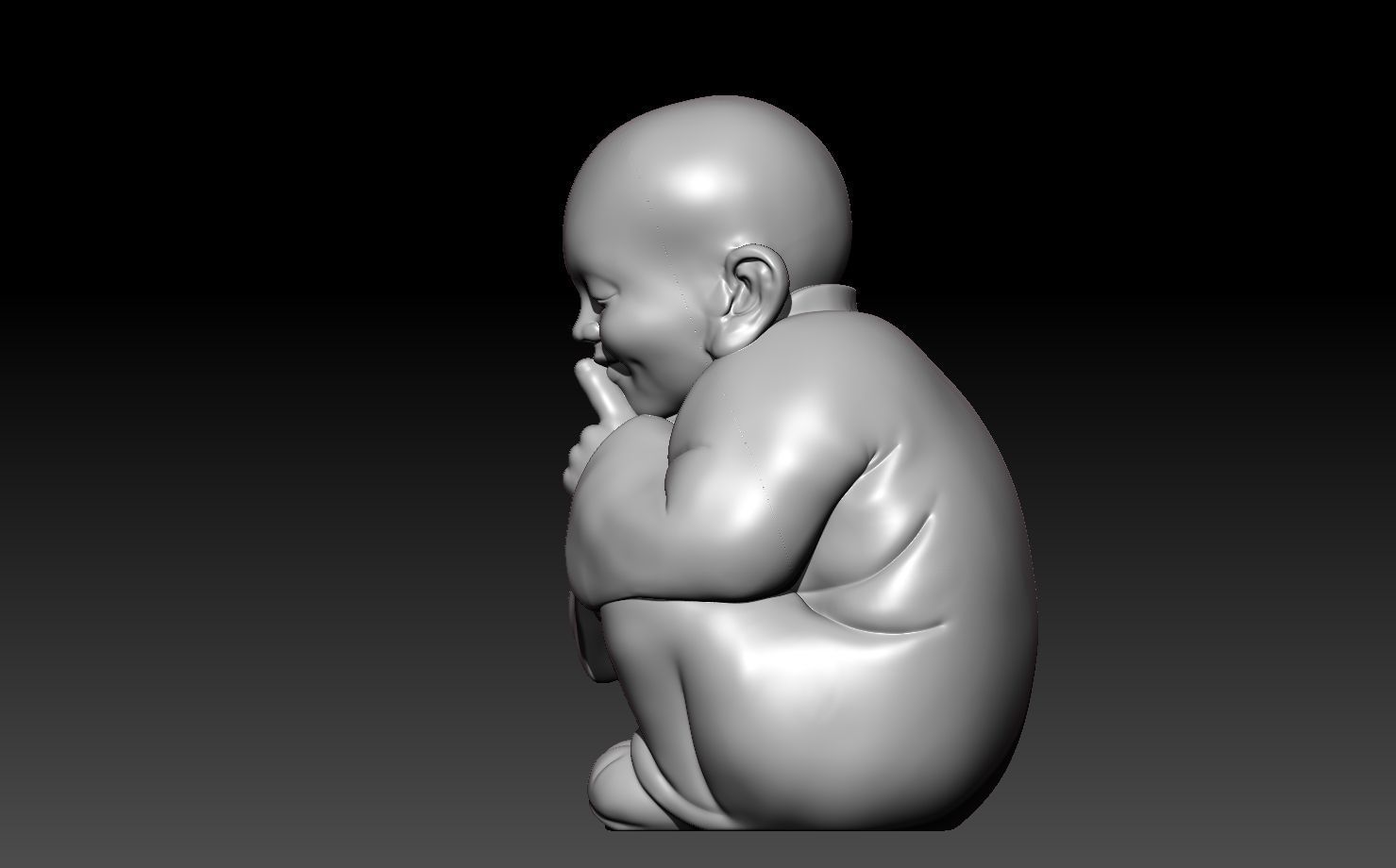 Buddha - Dont Tell Anyone 3D print model_3