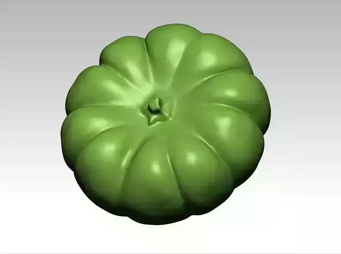 Download STL format of pumpkin 3D drawing