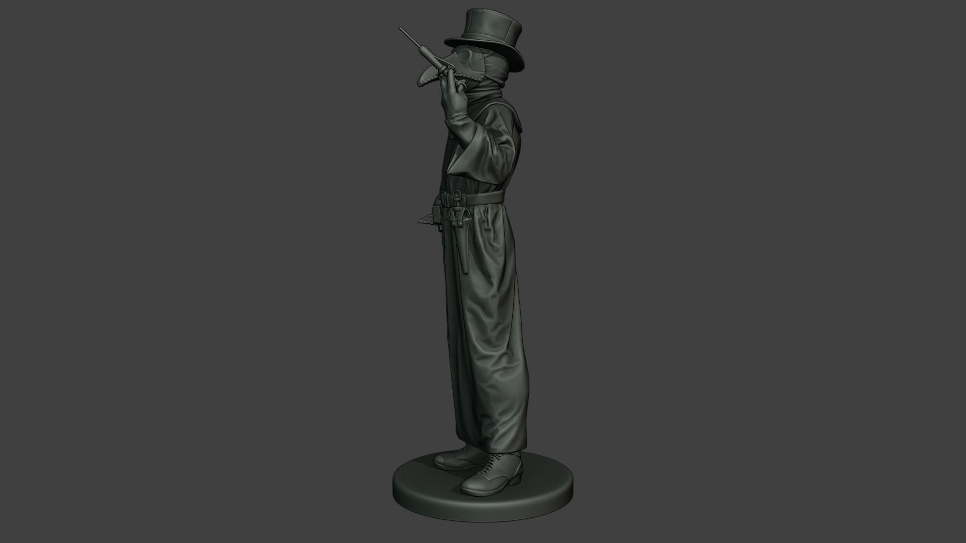 Hans Plague Doctor PDS008 3D print model_3
