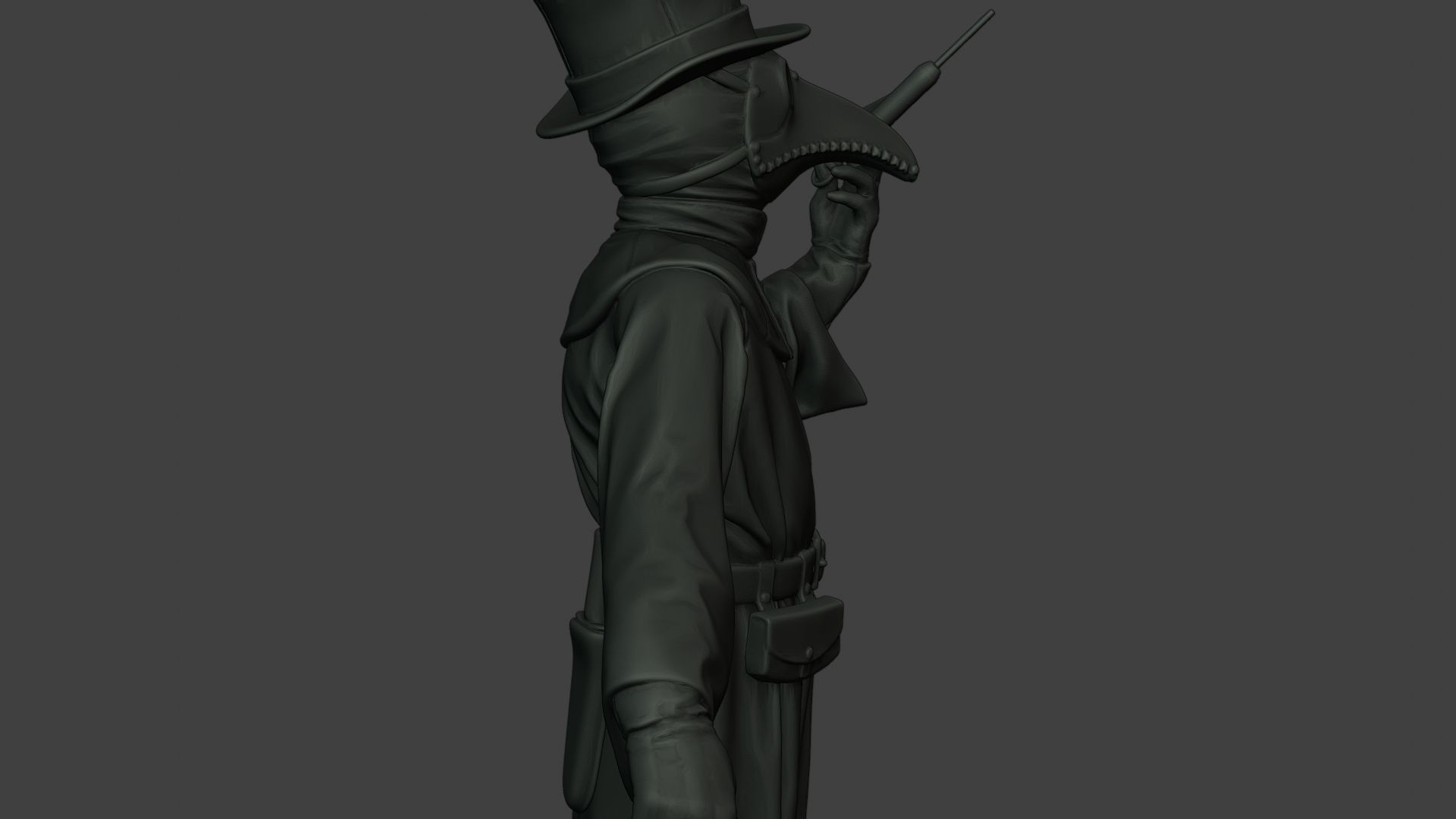Hans Plague Doctor PDS008 3D print model_20