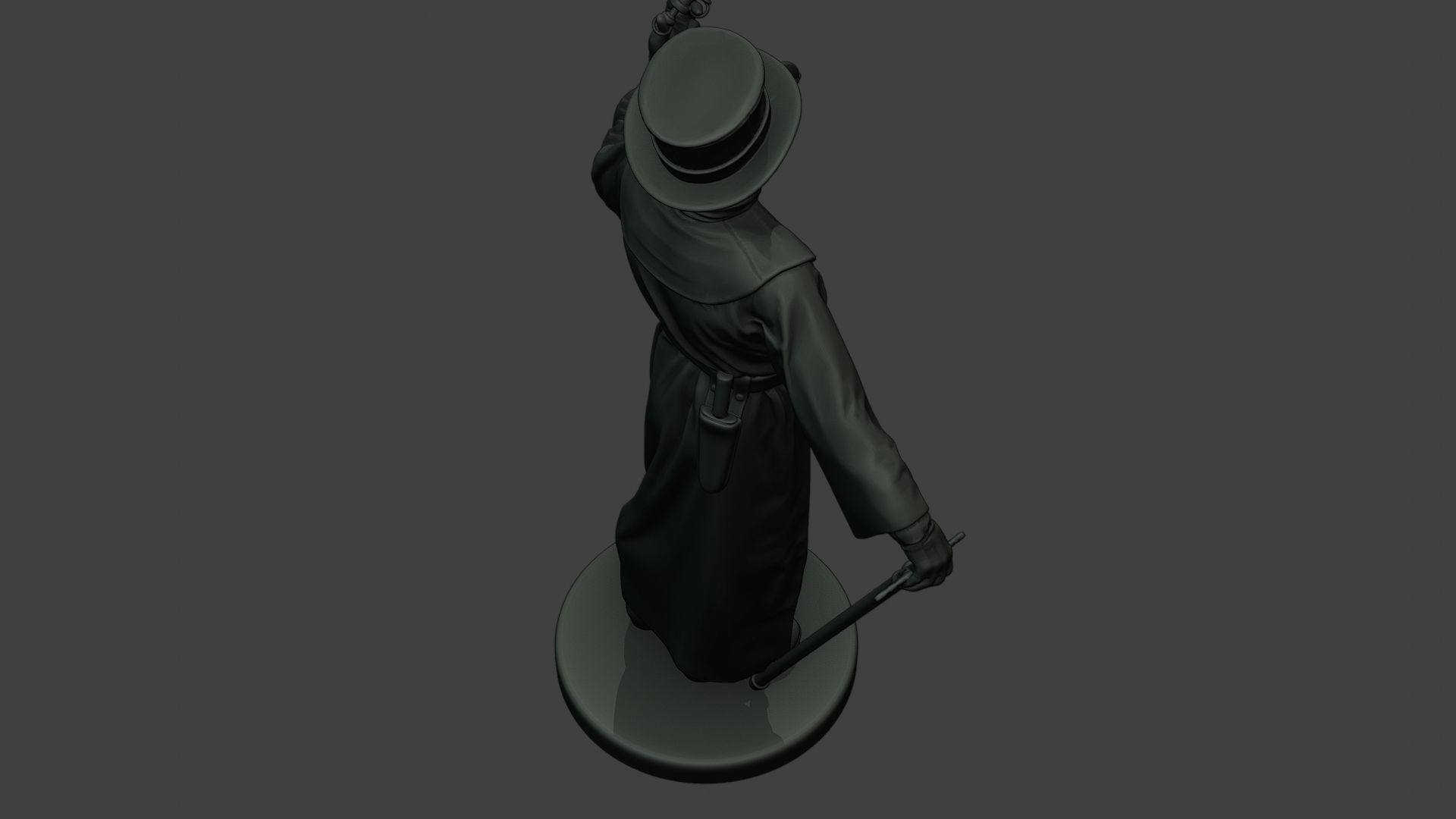 Hans Plague Doctor PDS008 3D print model_22