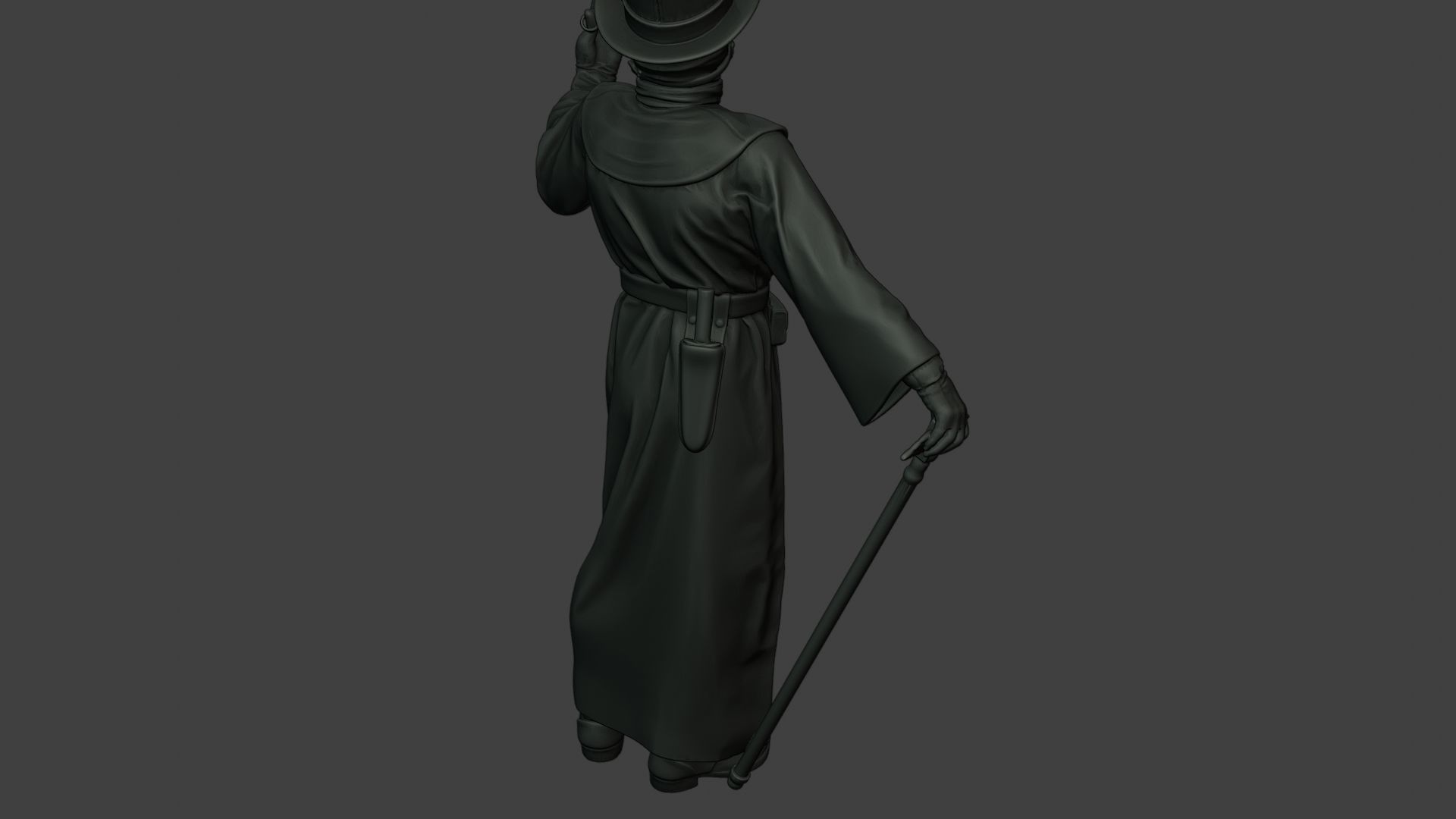 Hans Plague Doctor PDS008 3D print model_24
