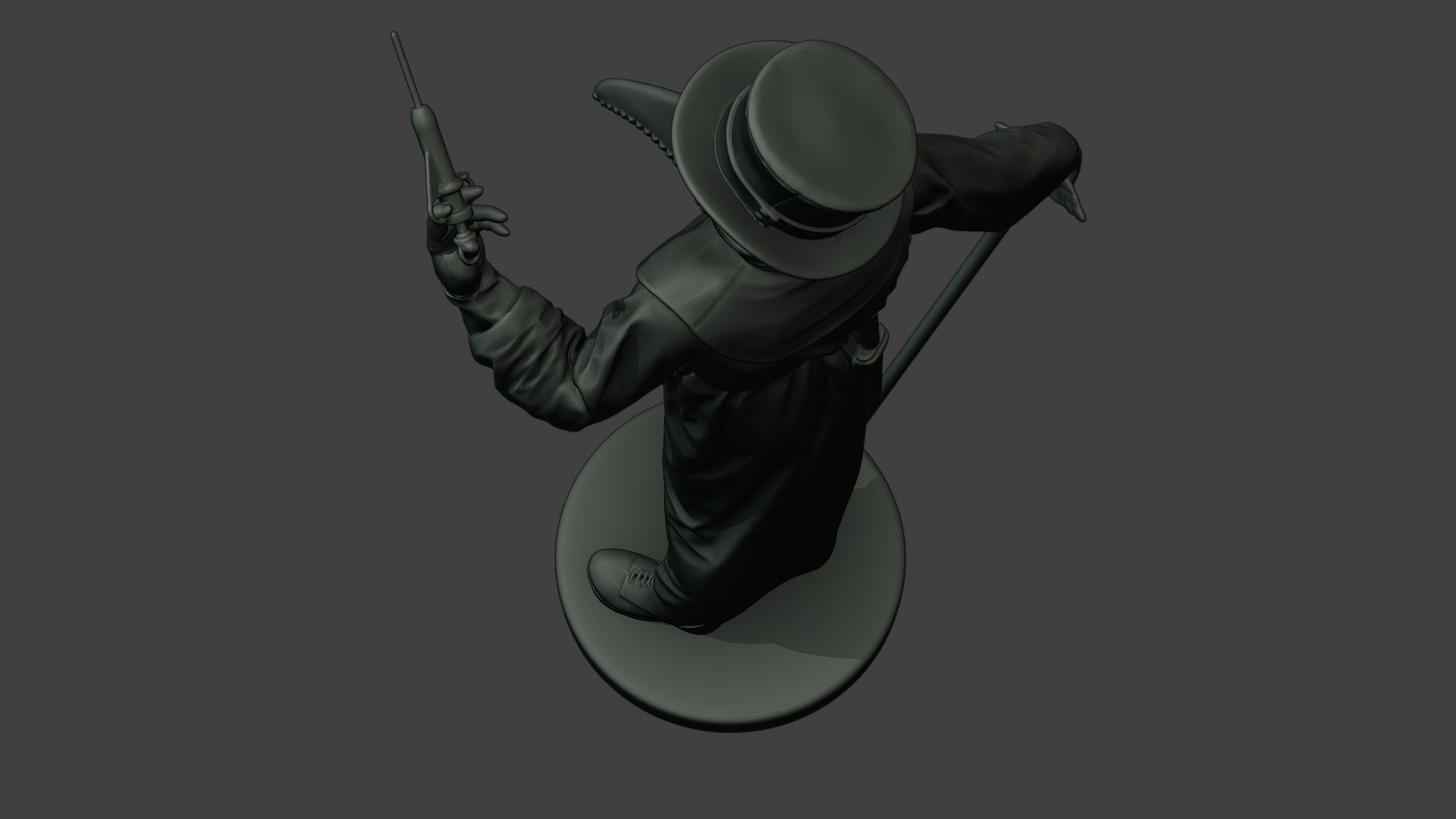 Hans Plague Doctor PDS008 3D print model_16