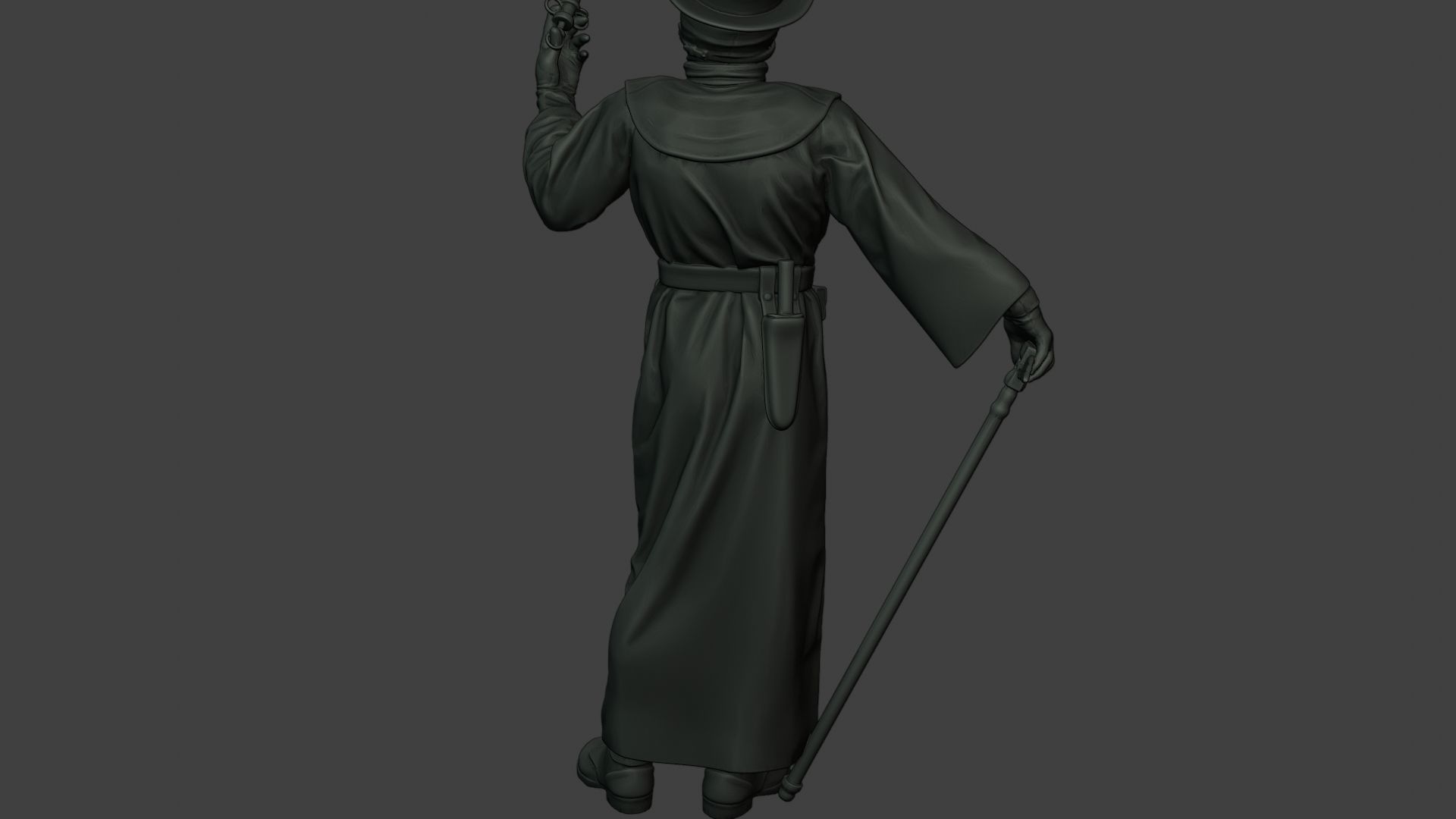Hans Plague Doctor PDS008 3D print model_25