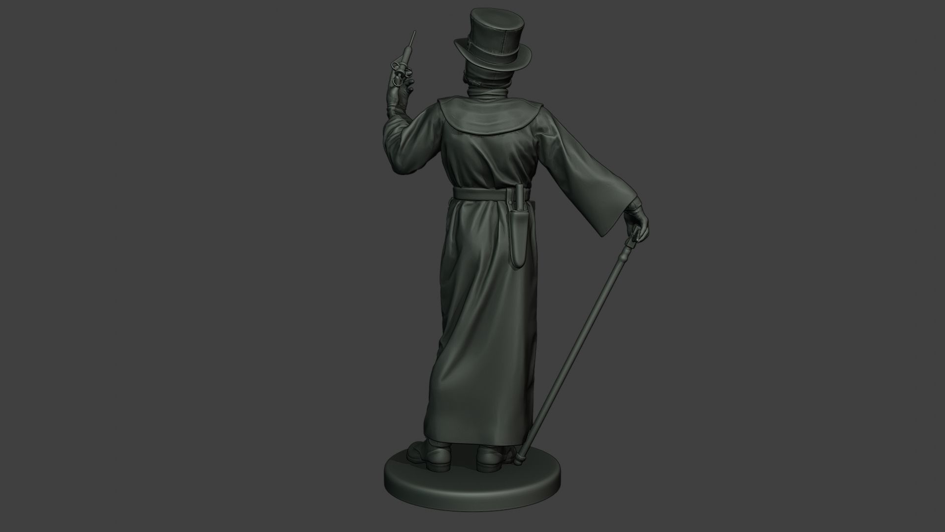 Hans Plague Doctor PDS008 3D print model_6