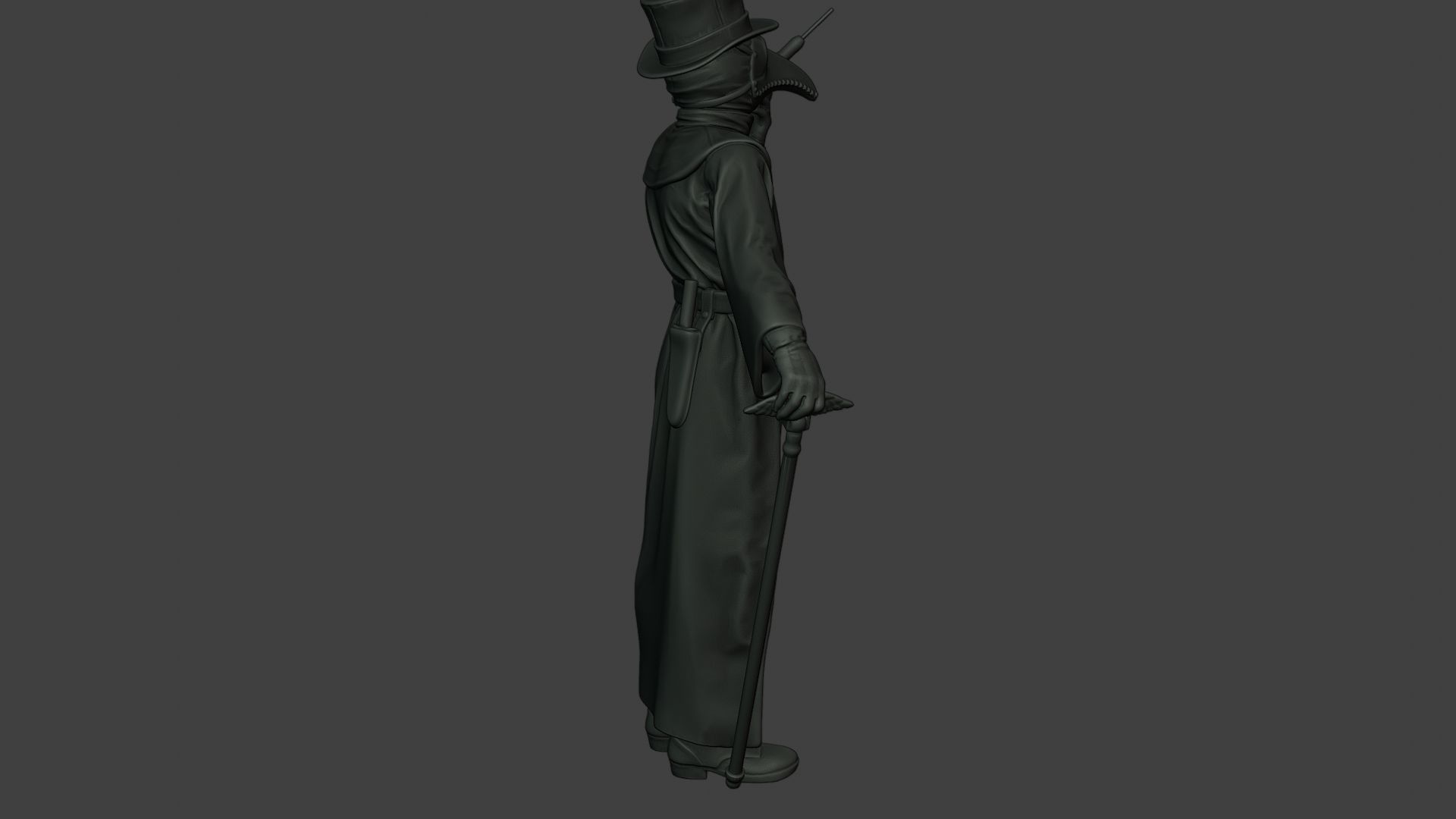 Hans Plague Doctor PDS008 3D print model_31