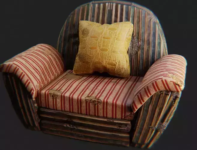 Arm Sofa - Game Ready