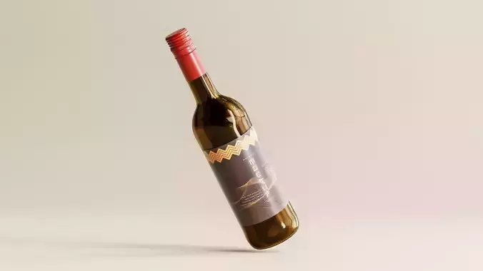 Wine Bottle with Screw Cap