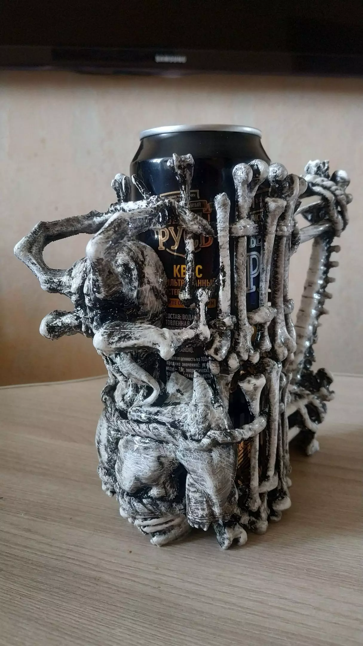 scary cup holder for cans 3D print model