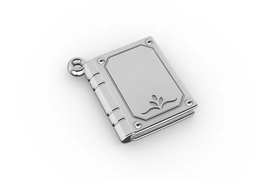 Book charm 3D print model