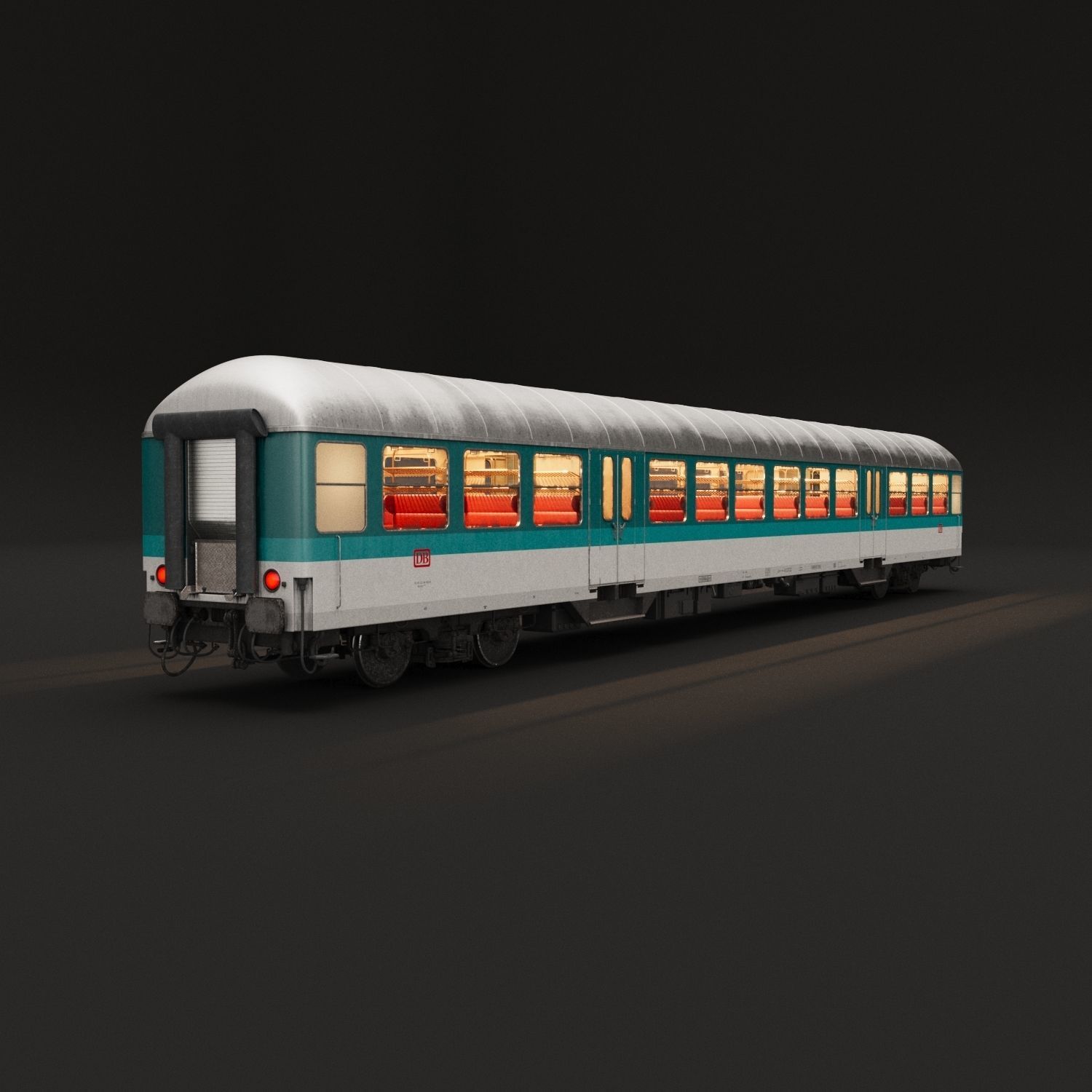 Munich Central Train Station Complete Scene 3D model_3