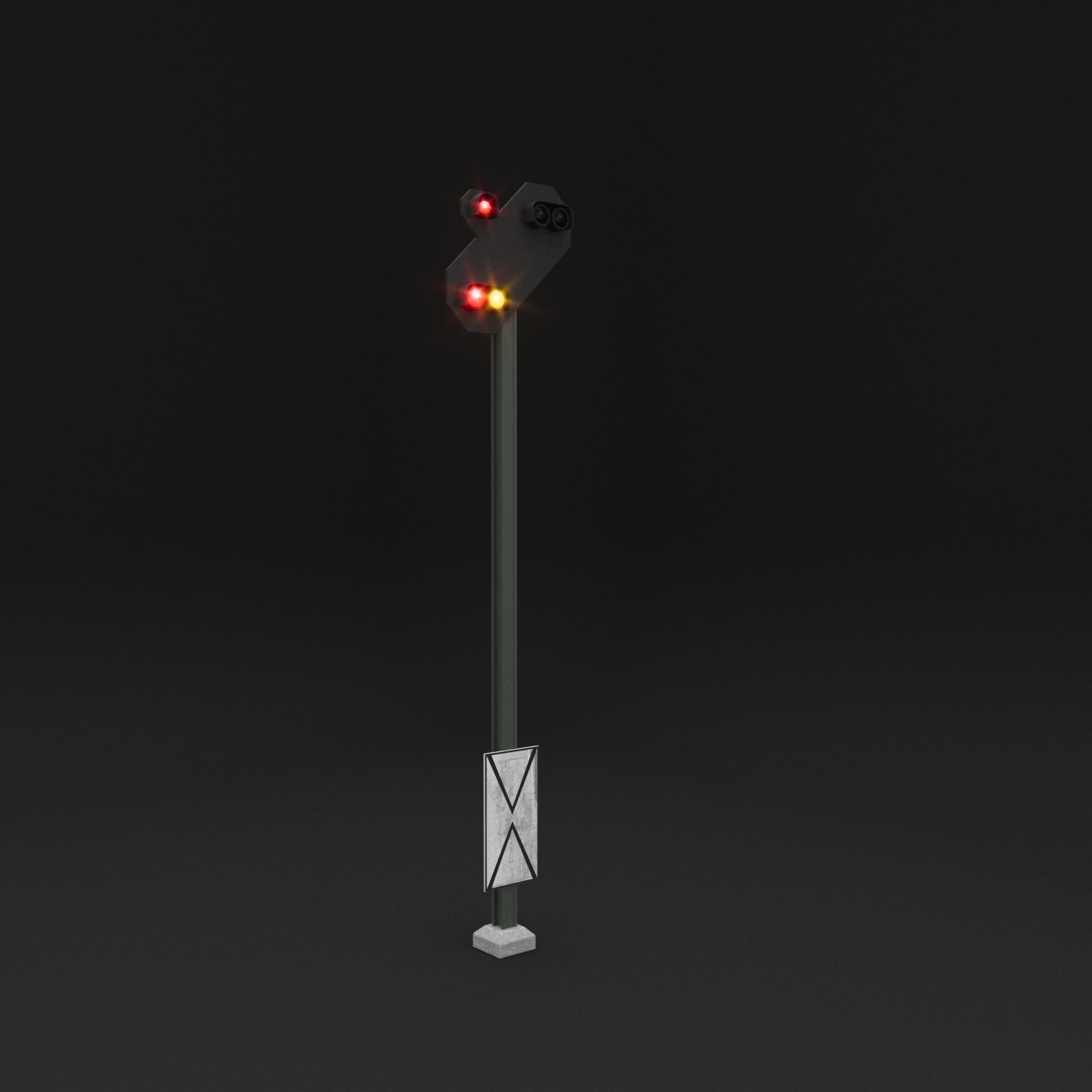 Munich Central Train Station Complete Scene 3D model_22