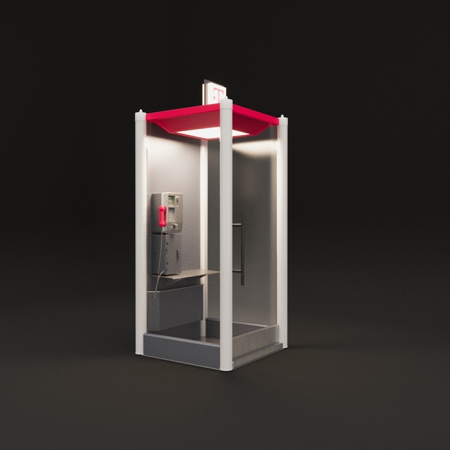 Munich Central Train Station Complete Scene 3D model_7