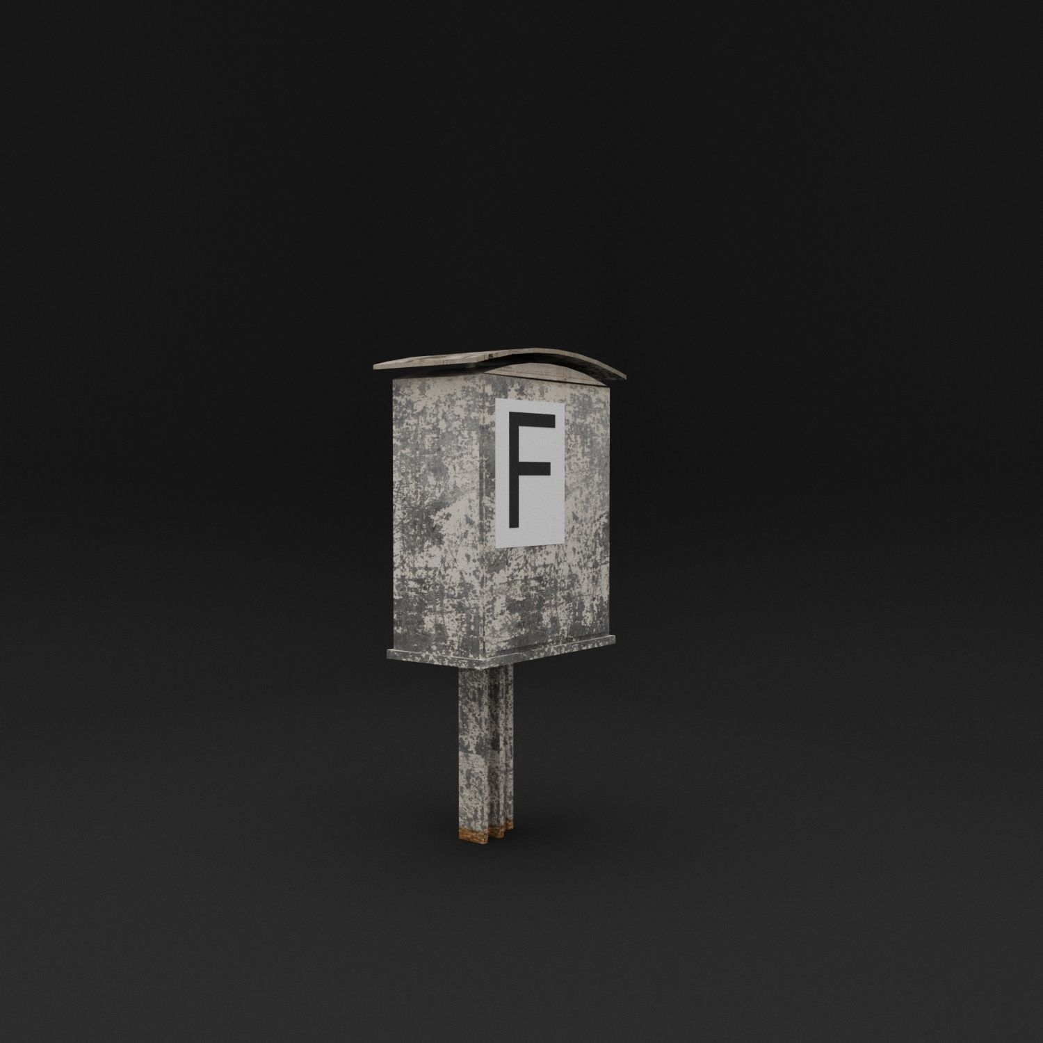 Munich Central Train Station Complete Scene 3D model_23