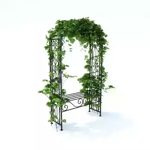Green Pergola Decoration