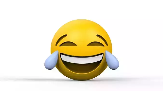 Emoji smiling emoticion 3D model