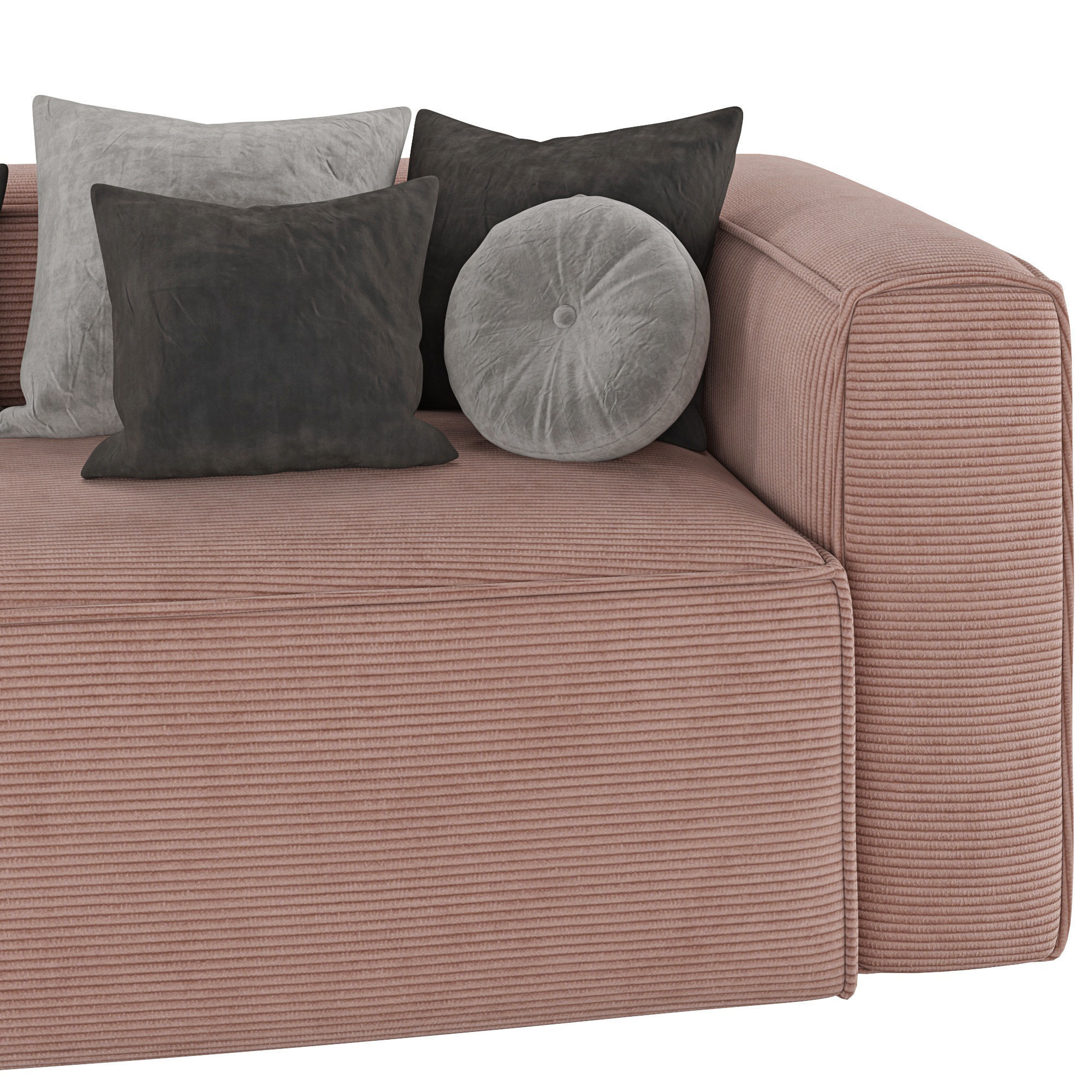 Blok sofa 2-seater 3D model_4