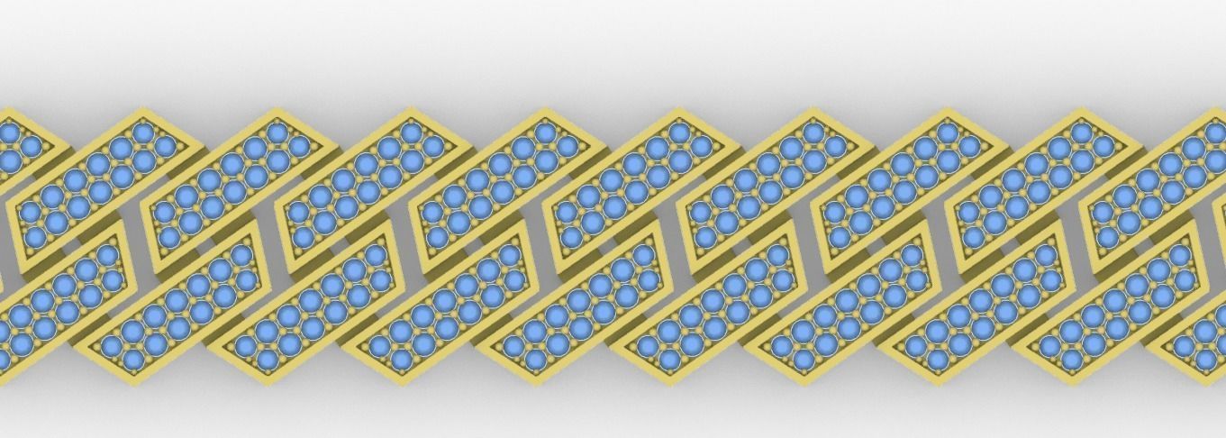 cuban link 3D print model_3