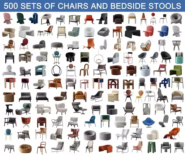 520 Sets Of Chairs And Leisure Chair  And   Stools And Bench Bar