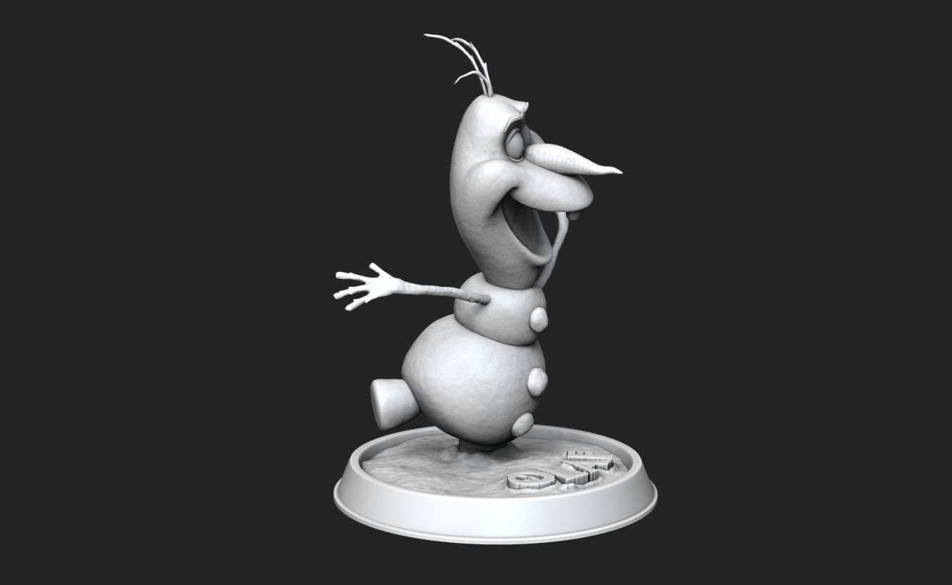 Olaf the Snowman 3D Print 3D print model_16